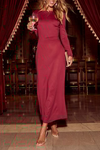 Robe longue - Bordeaux