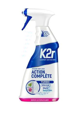5 x Détachant avant lavage spécial blanc K2r - 500 ml