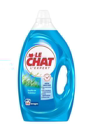 4 x Lessive L'Expert Souffle de Fraîcheur Le Chat - 66 lavages - 2,97 l