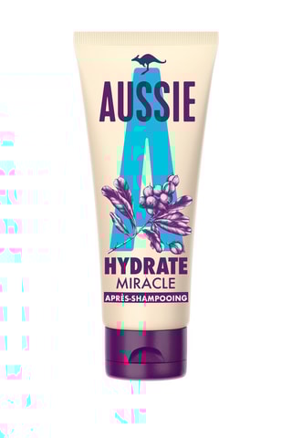 3 x Après- shampoing Aussie Miracle Hydrate - Cheveux secs et abîmés - 200 ml