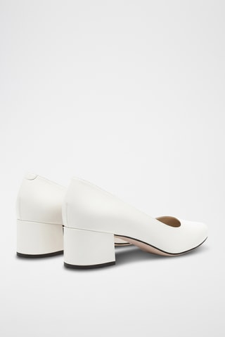 Escarpins en cuir nappa - Blanc