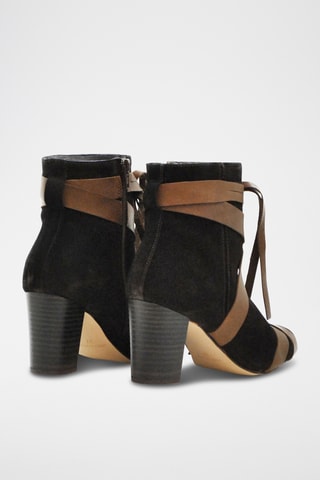 Bottines en cuir - Marron clair