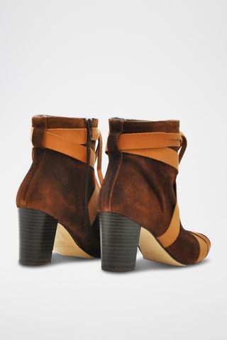 Bottines en cuir - Marron