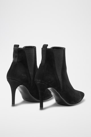 Bottines Chelsea en nubuck - Noir