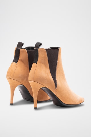 Bottines Chelsea en nubuck - Beige