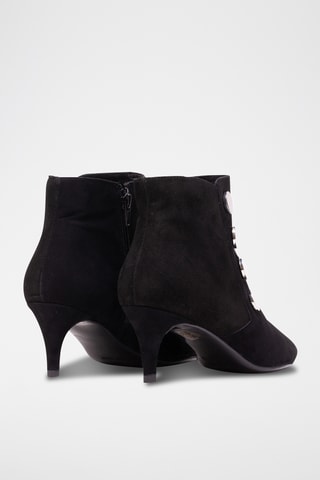 Bottines en nubuck - Noir