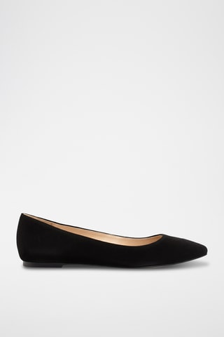 Ballerines en nubuck - Noir