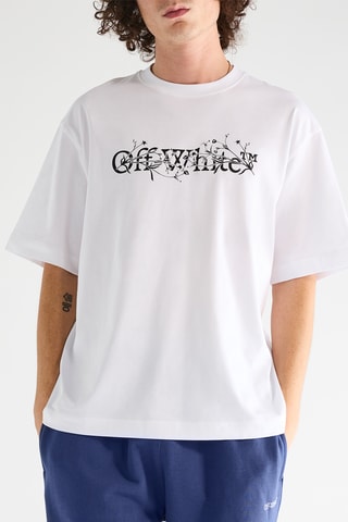 T-shirt Bookish Flower - Blanc