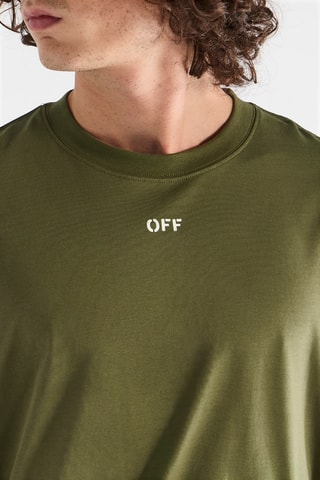 T-shirt Off Stamp - Kaki