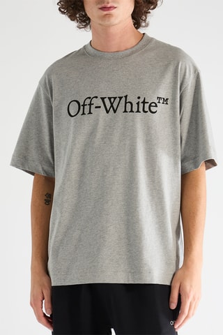 T-shirt Big Bookish - Gris chiné