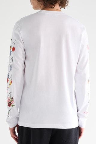 T-shirt Fresco Diag - Blanc