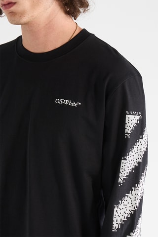 T-shirt Pixel Diag - Noir