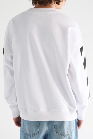 Sweat Diag Skate - Blanc