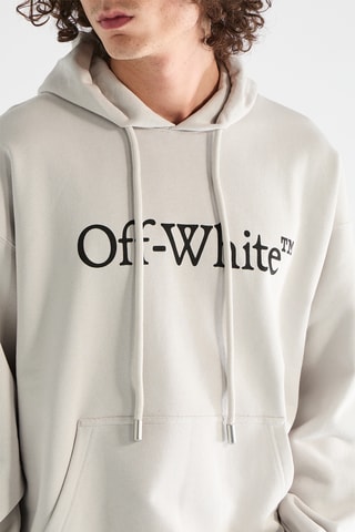 Sweat à capuche Big Bookish - Beige