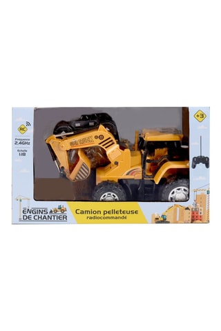 Camion pelleteuse radiocommandé - Dès 3 ans - 5 km/h