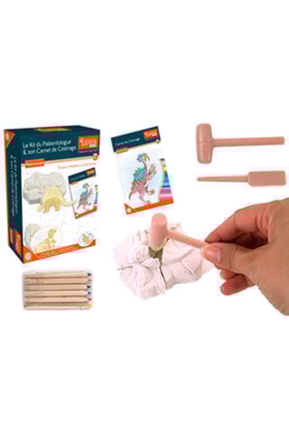 Kit paléontologue et son carnet de coloriage - Dès 5 ans