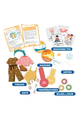 Calendrier perpétuel A3 - Dès 3 ans