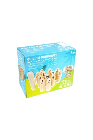Jeu de quille nordique en bois - Dès 6 ans