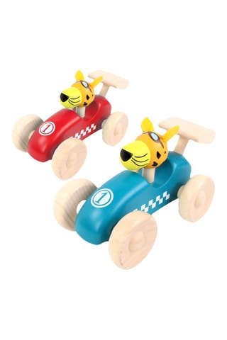 Voiture de course en bois - Dès 12 mois