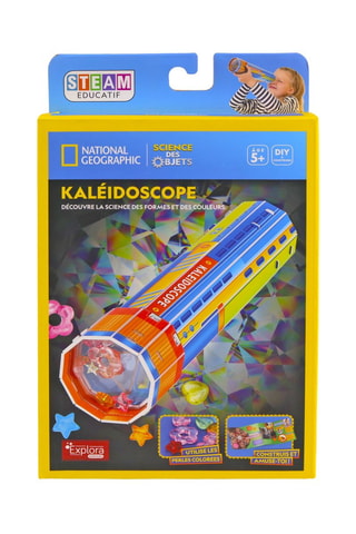 Kit science des objets Stem Kaleidoscope National Geographic - 11 pièces - Dès 5 ans