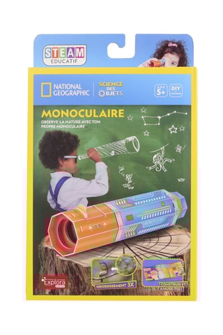 Kit monoculaire à construire National Geographic - 18 pièces - Dès 5 ans