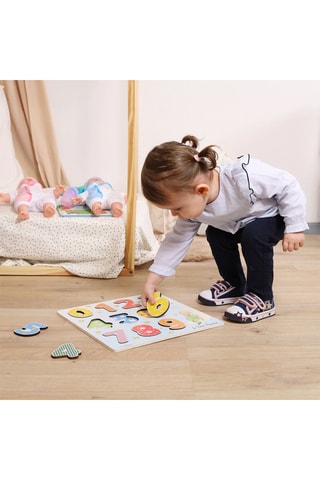 Puzzle chiffres en bois Le Petit Prince - Dès 2 ans