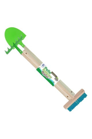 Set 3 outils de jardinage en bois - Dès 3 ans