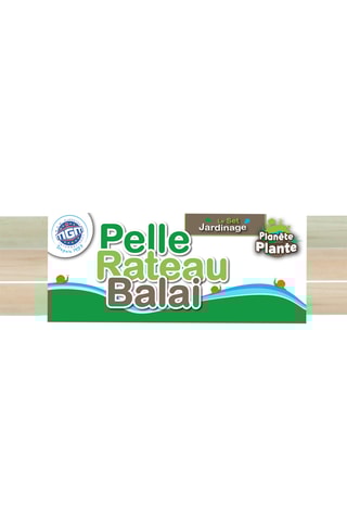 Set 3 outils de jardinage en bois - Dès 3 ans