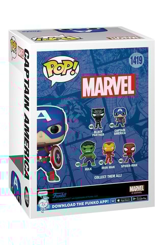 Boneco Captain America Avengers Marvel