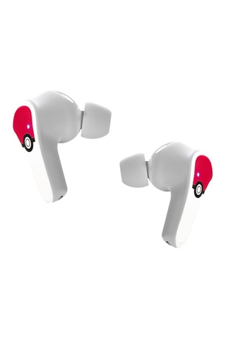 Auriculares sem fio TWS - Branco e vermelho