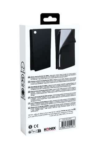 Capa de silicone - Compatibilidade PS5 Slim - Preto