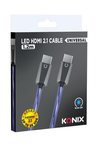 Cabo HDMI 2.1 LED 1,2 m