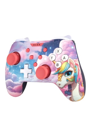 Comando com fios - Compatibilidade PC e Nintendo Switch - Rosa