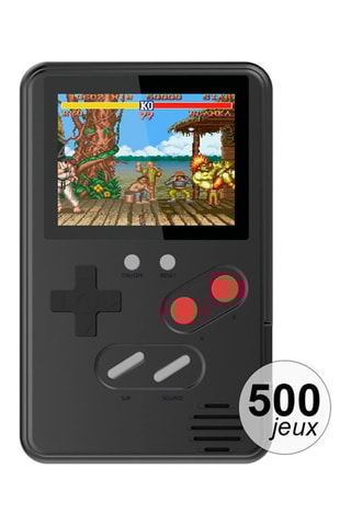 Consola emuladora 500 jogos - Slim Preto