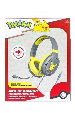 Auscultadores gaming Pikachu Pro G1 - Com fios 