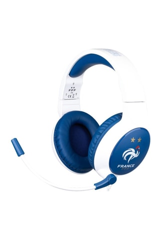 Auscultadores gaming FFF - Branco e azul