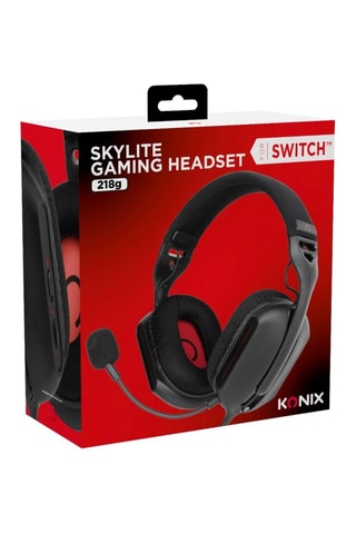 Auscultadores Gaming - Compatibilidade PS5 - Preto e vermelho