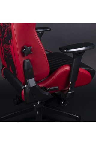 Chaise de gaming à roulettes  Odin Rouge et noir