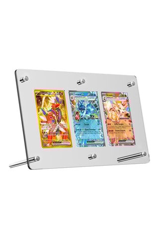 Estrutura decorativa acrílica 3 compartimentos