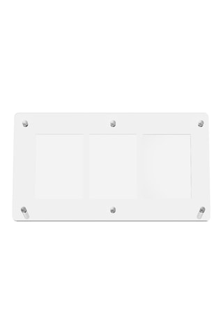 Estrutura decorativa acrílica 3 compartimentos