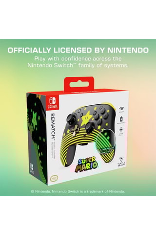 Comando estrela Super Mario Switch - Sem fio