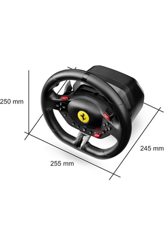 Volante T98-P Ferrari e Pedais T2PM - PS5, PS4 e PC