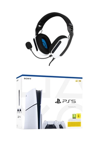 PlayStation 5 slim Edição Standard 1TB com 2 comandos Dualsense e Auscultadores gaming