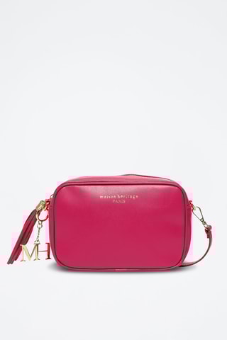Sac bandoulière en cuir Gaby - Rose