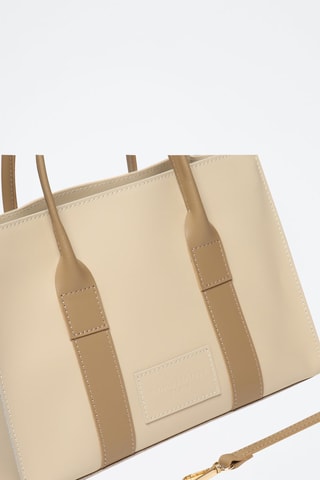 Sac à main en cuir Bahamas - Beige