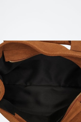 Sac à main en nubuck Sky - Camel