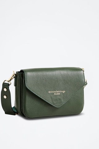 Sac bandoulière en cuir Mariam - Vert