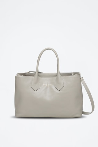 Cabas en cuir Miliau - Gris clair