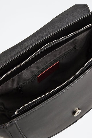 Sac à main en cuir Votti Suède - Noir