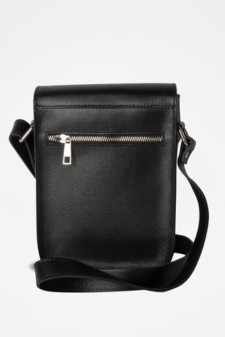 Sac bandoulière en cuir Emir - Noir